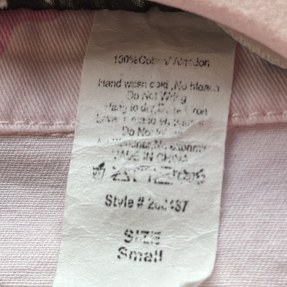 Madeline & Monroe pink, cream, and tan camo jacket, size S - Picture 8 of 8